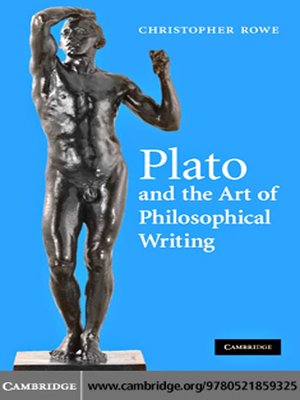 cover image of Plato and the Art of Philosophical Writing